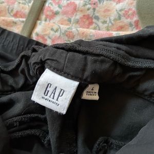 Gap, wide-leg, maternity pants - black L